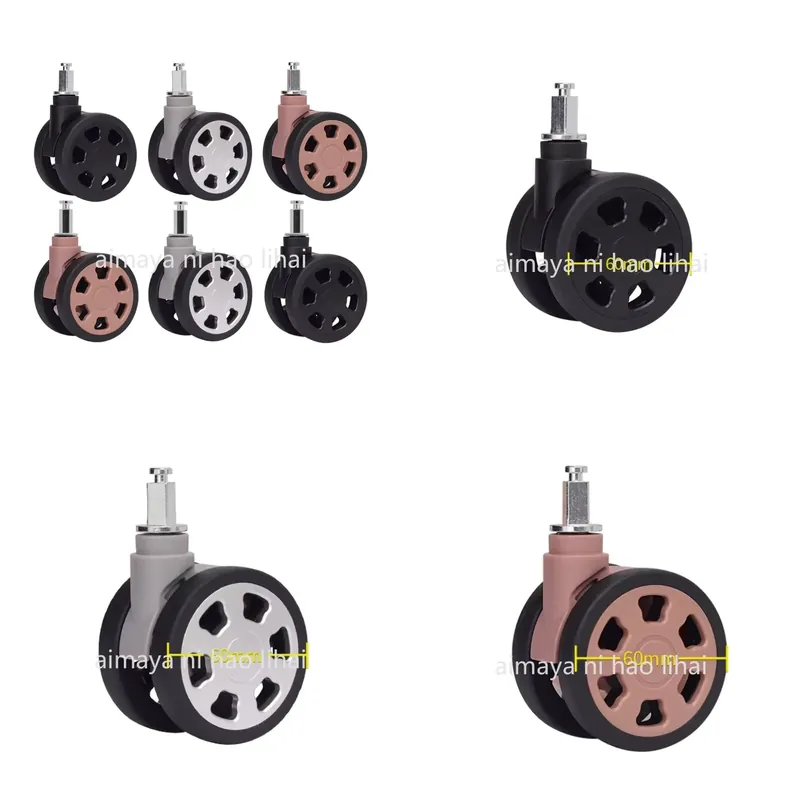 Silent Replacement Luggage Wheels - Kit di Riparazione Universale per Ruote