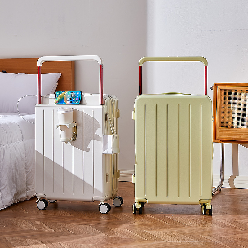 Spinner Wheel Rolling Suitcase 20 Inch - Valigia da viaggio con manico largo