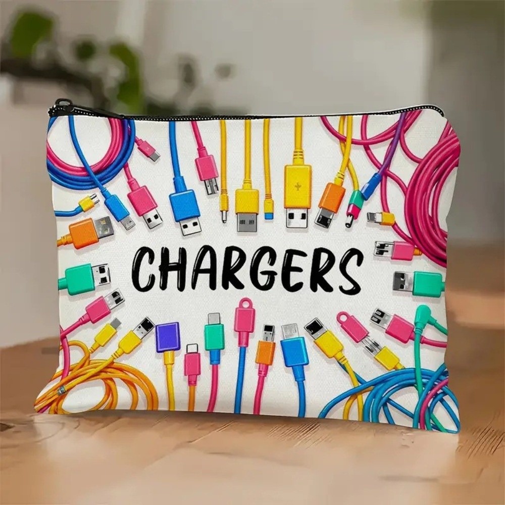 Cosmetic Bags - Nuova custodia in tela per caricabatterie,