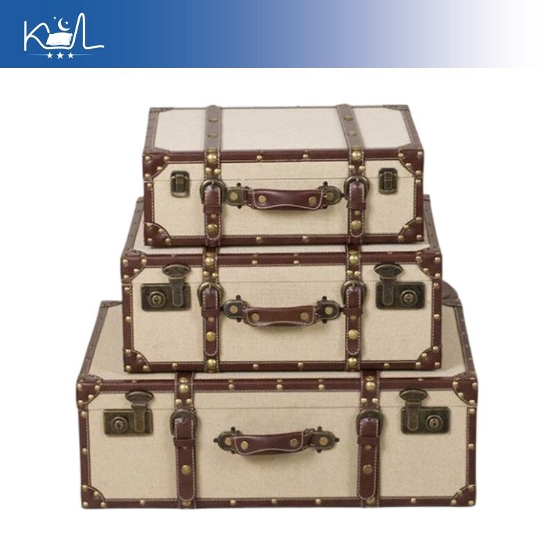 Baule portaoggetti vintage in  - Retro Vintage Trunk Suitcase recensione e prezzo
