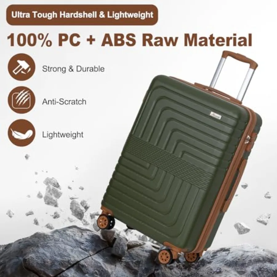 Set di valigie espandibili in  - Expandable Hard Shell Luggage Set recensione e prezzo