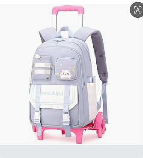 Zaino con ruote per la scuola  - Foldable Rolling Luggage Bag recensione e prezzo