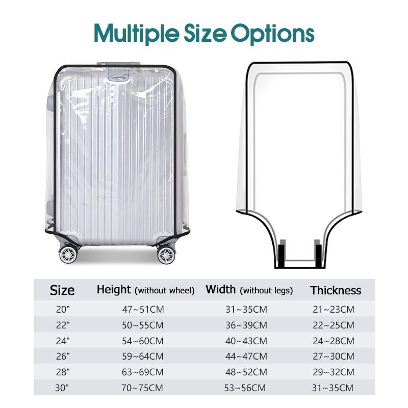 Copertura per valigie in PVC t - Waterproof Suitcase Cover Protector recensione e prezzo