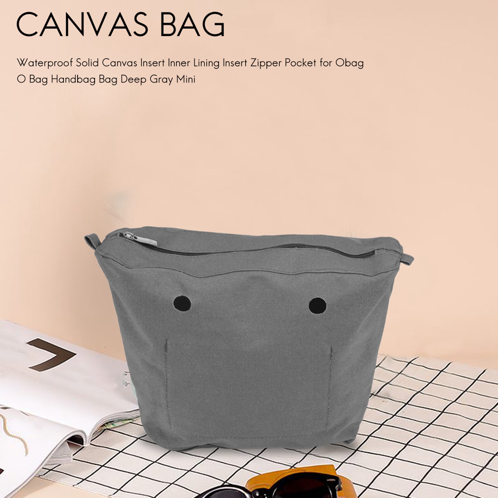 ABQR Inserto in tela solida im - Handbags recensione e prezzo